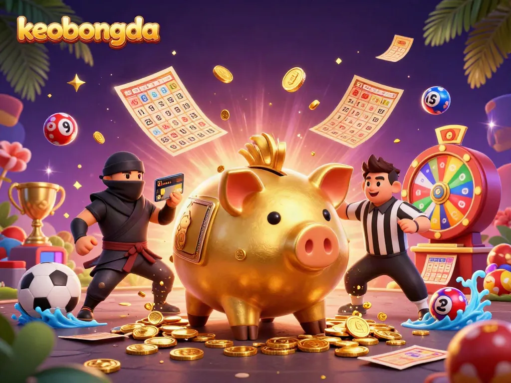 Engage with keobongda's vibrant sports betting dynamic featuring lively characters and action elements.