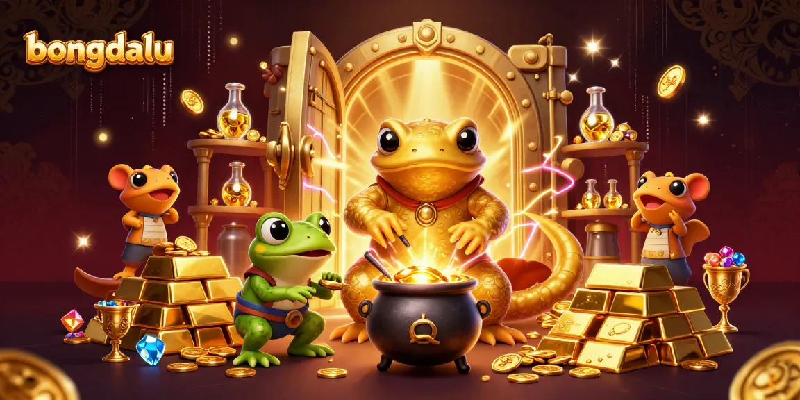 Bongdalu engages players in a magical casino adventure, transmuting metals into riches.