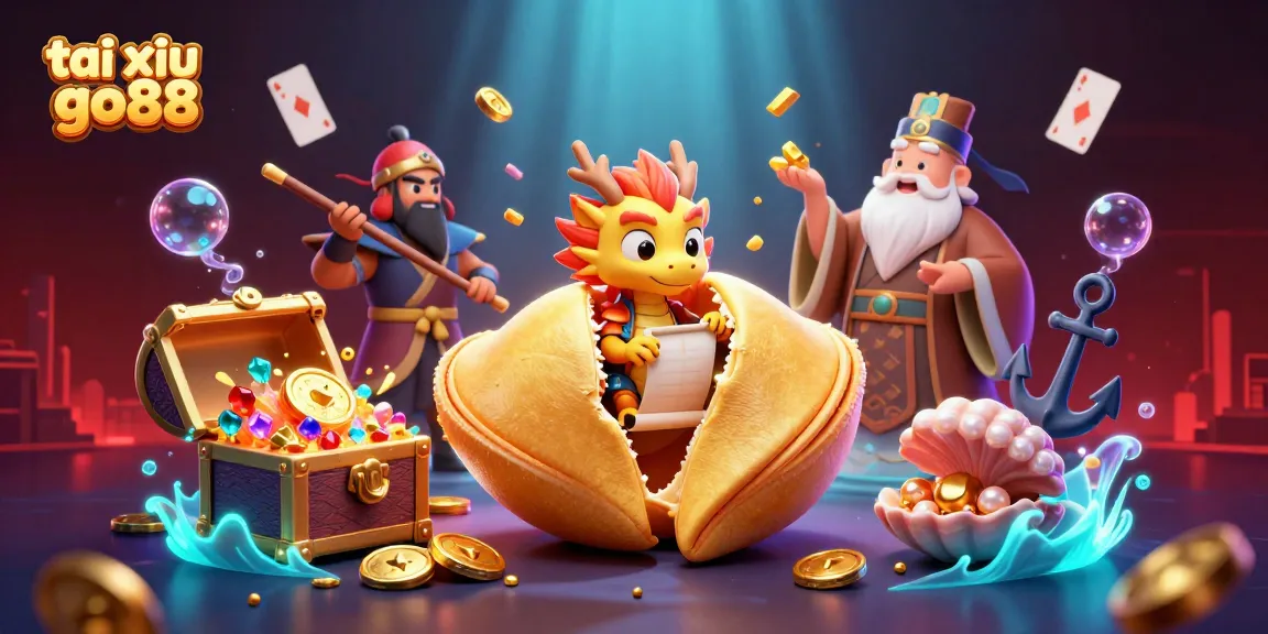 Experience thrilling tai xiu go88 gameplay with a vibrant 3D scene of fortune, strategy, and engagement.