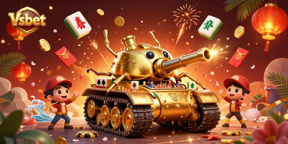 Engage with Vsbet's dynamic casino experience featuring vibrant elements and festive atmosphere.
