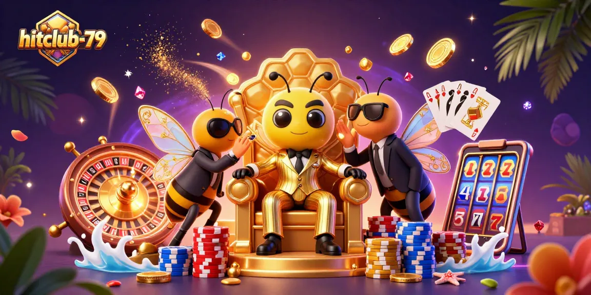 Experience the excitement of hitclub-79 with vibrant casino elements and a thrilling atmosphere.